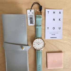 CLUSE La Bohème Watch - gold turquois